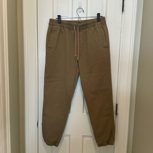 Banana Republic Travel Jogger Pant, M, khaki